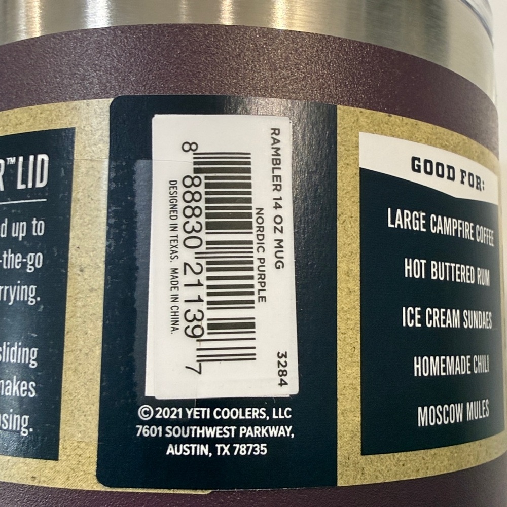 YETI Rambler 14 oz Mug in Dark Purple - Picture 3 of 7